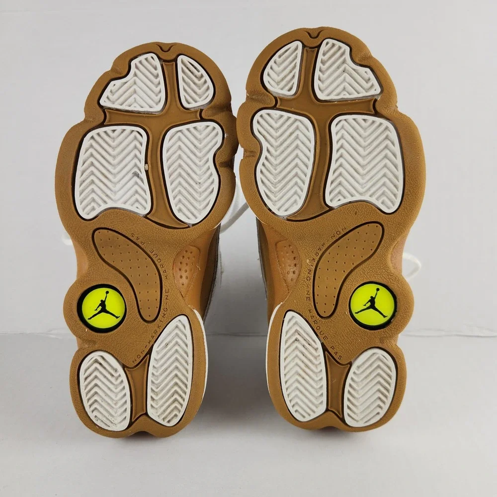 Jordan Shoes Kids 12C White Wheat Air Jordan 13 Retro DJ3005-171 Basketball‎ Mid
